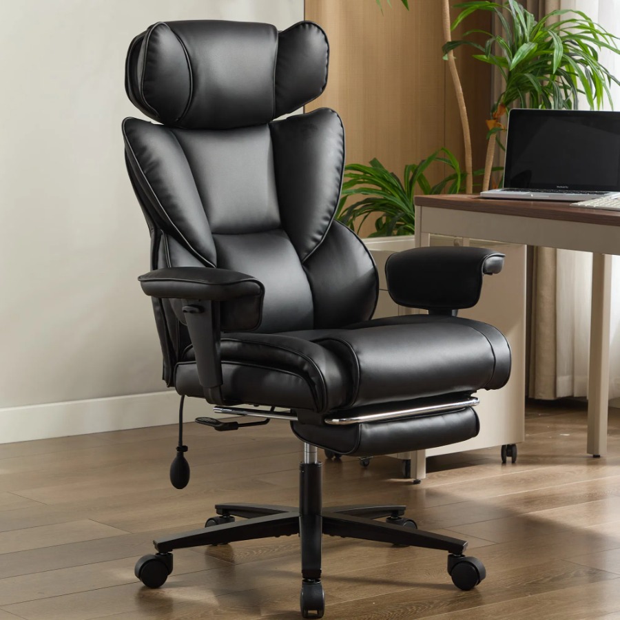 Ergonomic Office Chair - Silla de oficina con reposapiés y
