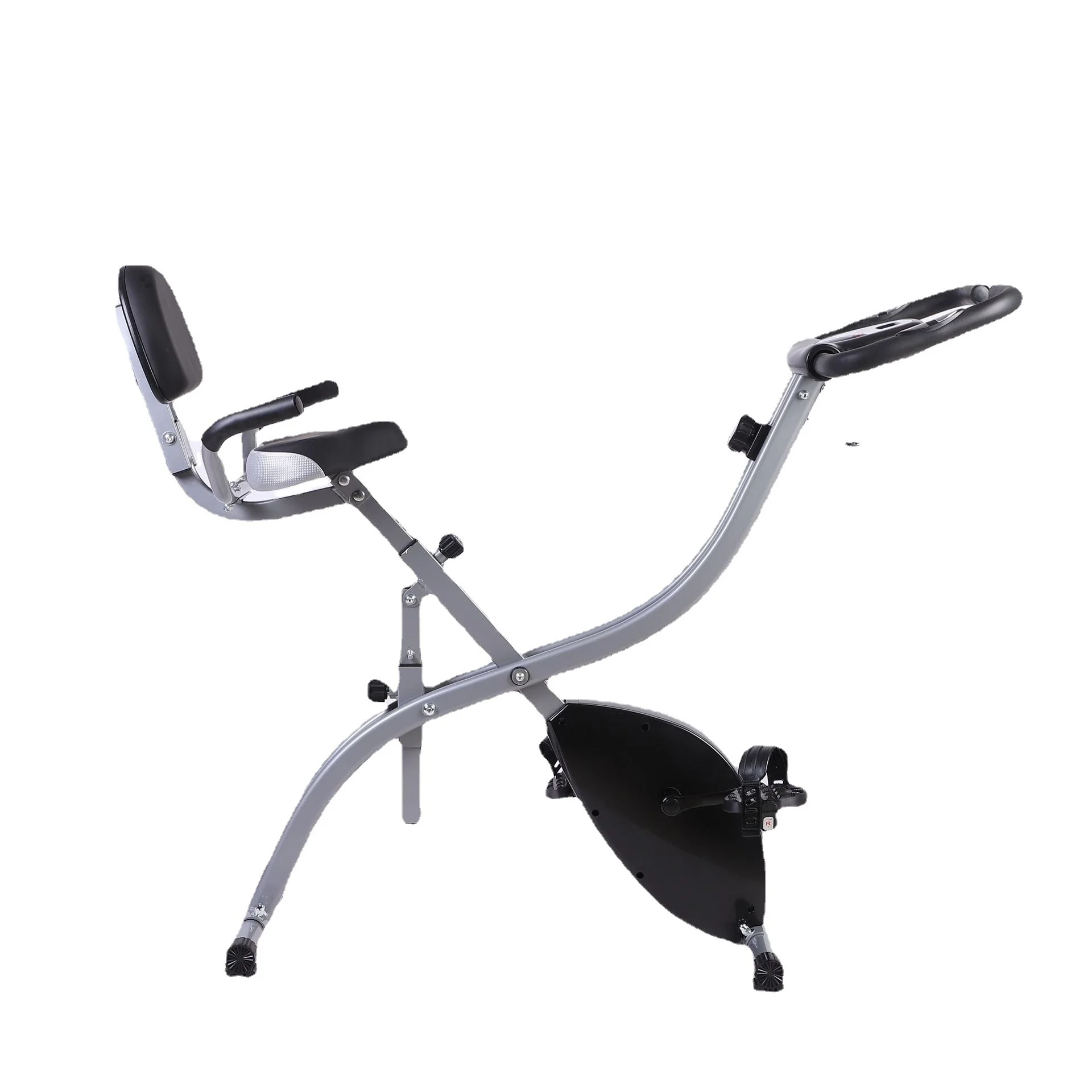 Home Office Or - Bicicleta de Spinning Pequeña para Interiores,