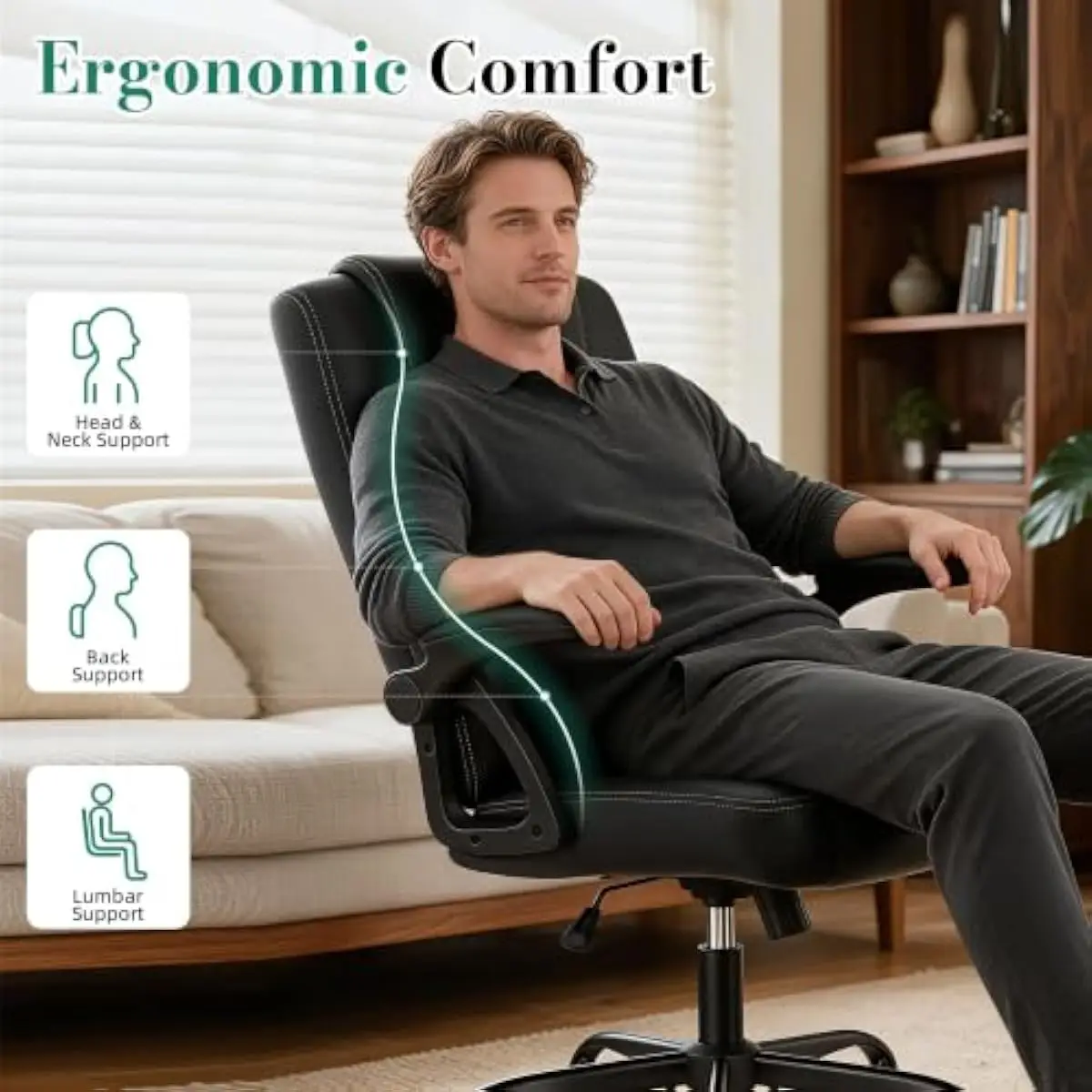 Silla de oficina ergonómica pa - Ergonomic Office Chair reseña y precio