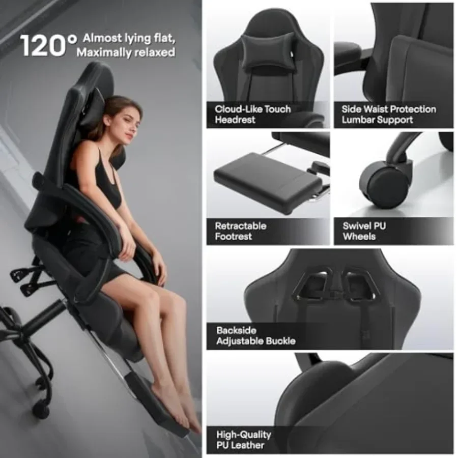 Silla ergonómica para videojue - Ergonomic Office Chair reseña y precio