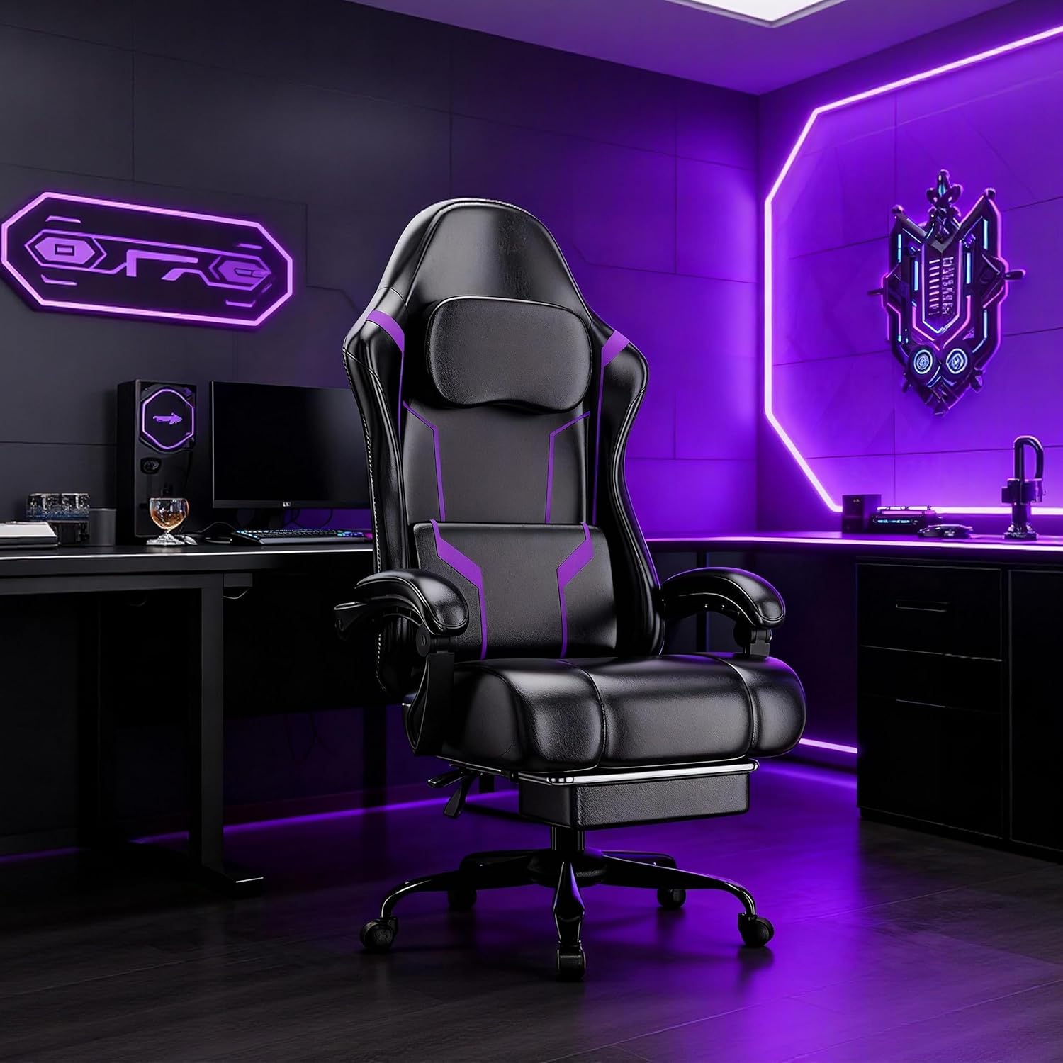 Silla de Juego Ergonómica con  - Ergonomic Office Chair reseña y precio