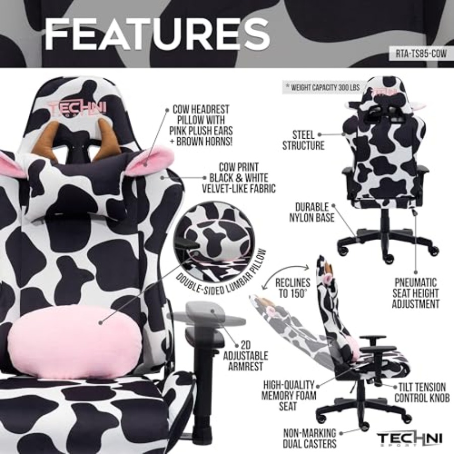 Silla gaming para oficina en c - Ergonomic Office Chair reseña y precio