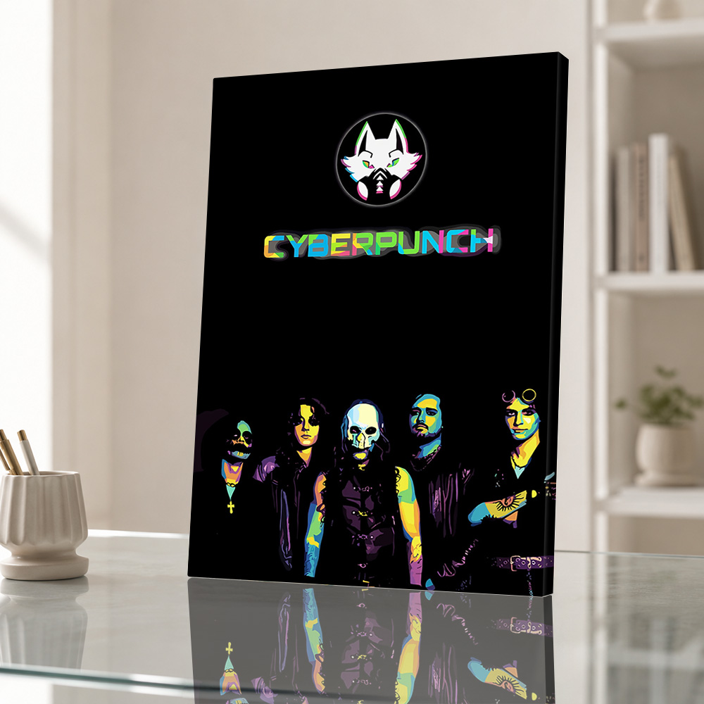 Póster impreso en lienzo Cyber - Home Office Or reseña y precio